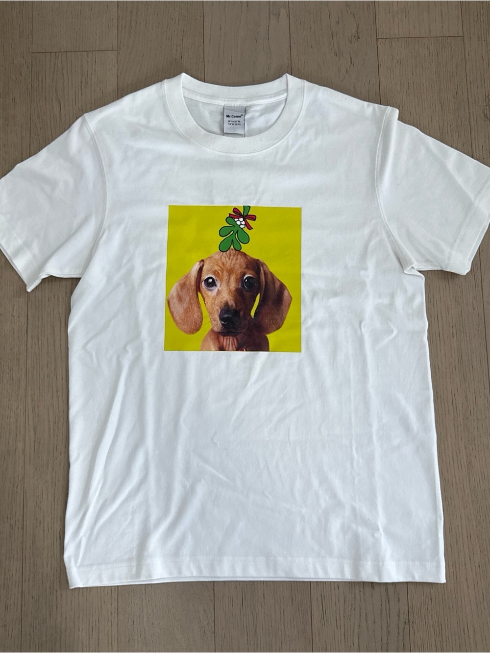 White Dog Graphic Tee